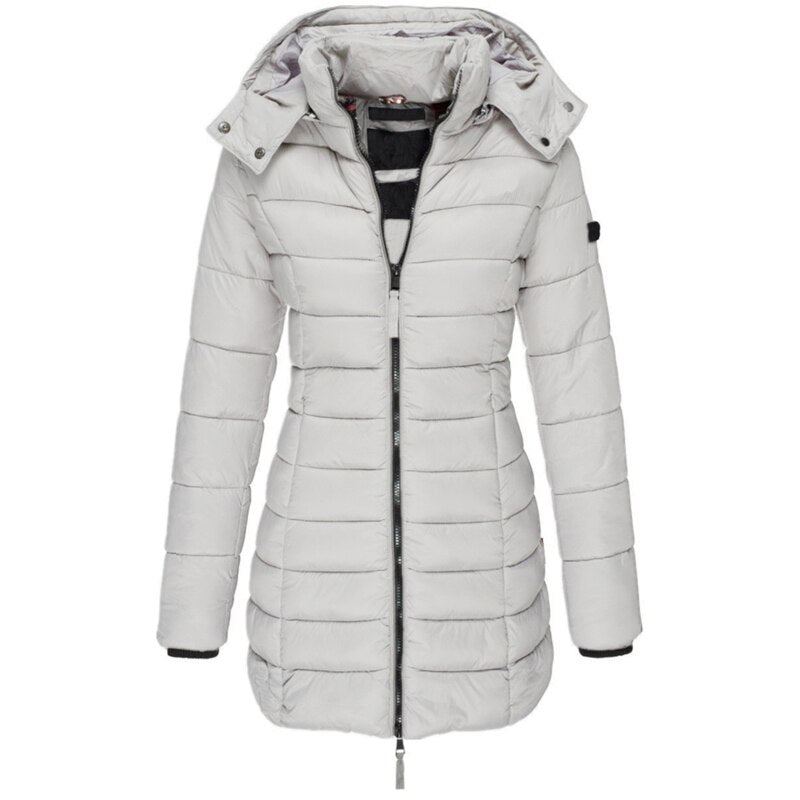 Maxine - warme parka jas met capuchon