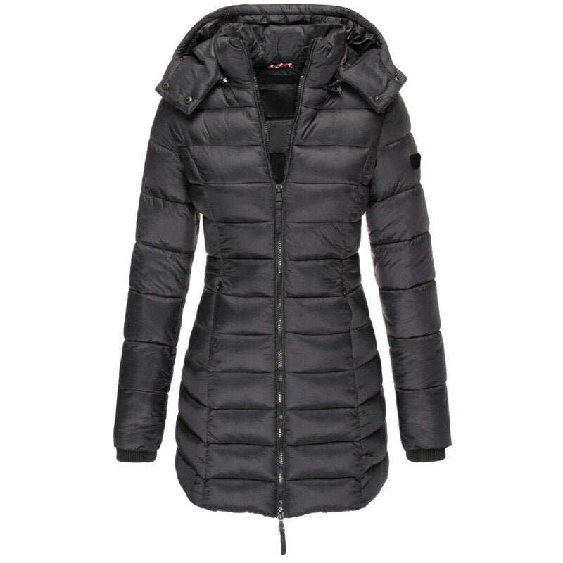 Maxine - warme parka jas met capuchon