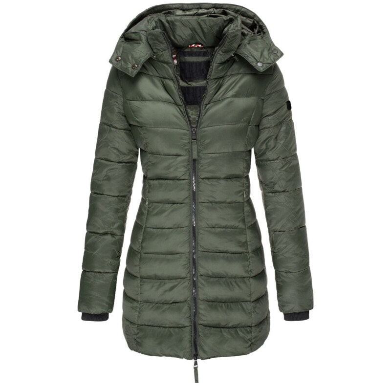 Maxine - warme parka jas met capuchon