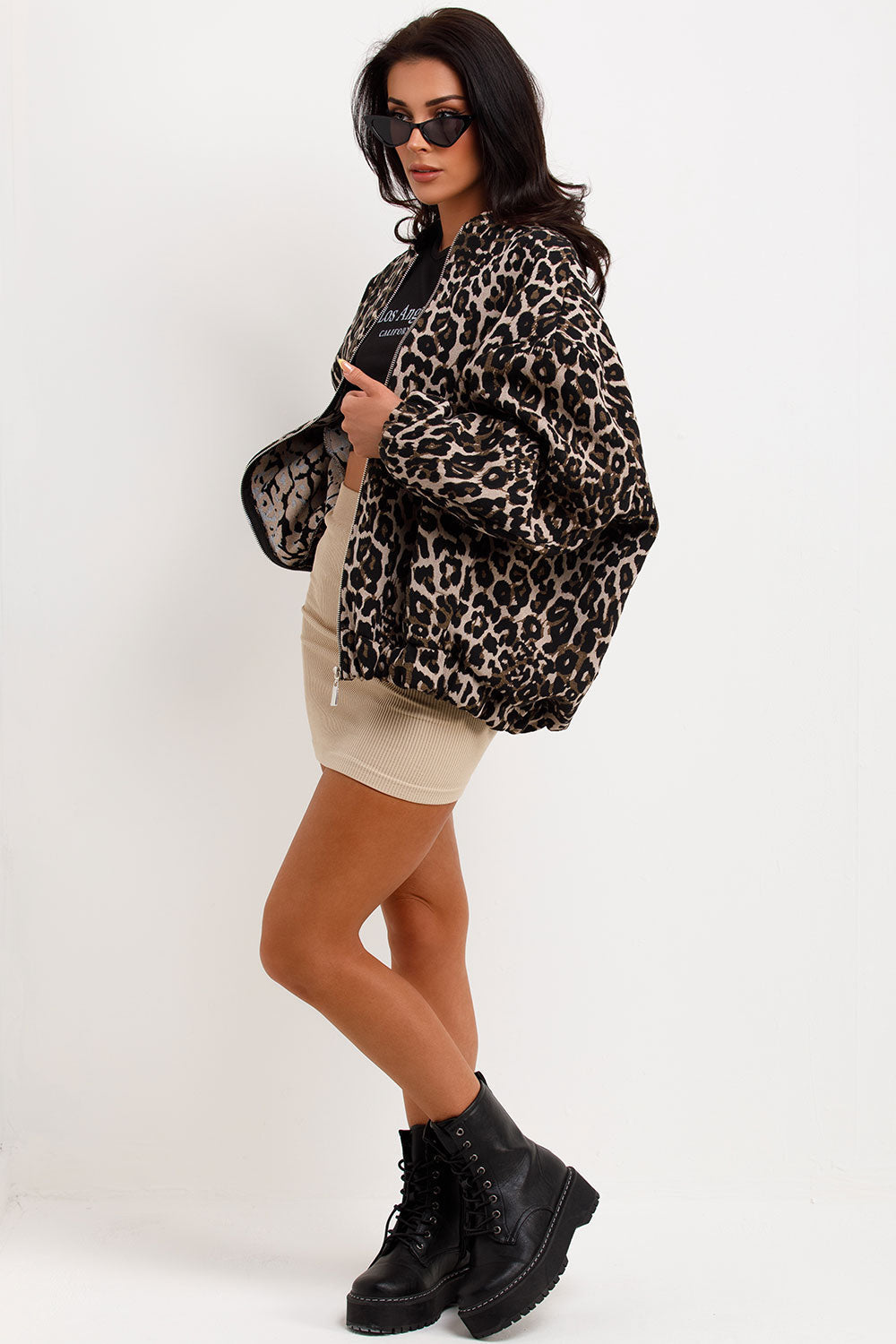 Kara - trendy leopard bomberjack