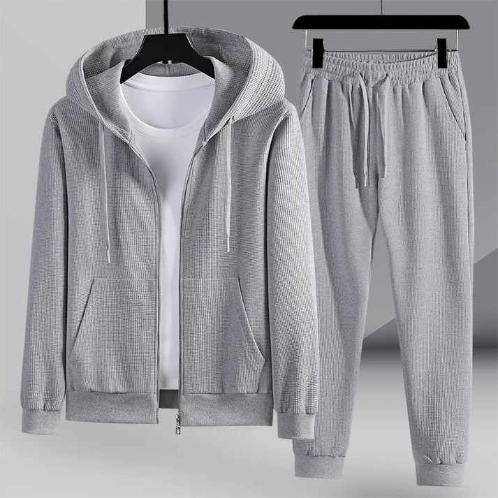 Zachary - gebreide loungewear set [jas + broek]