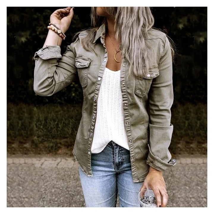 Sophia denim blouse [2024 trend]