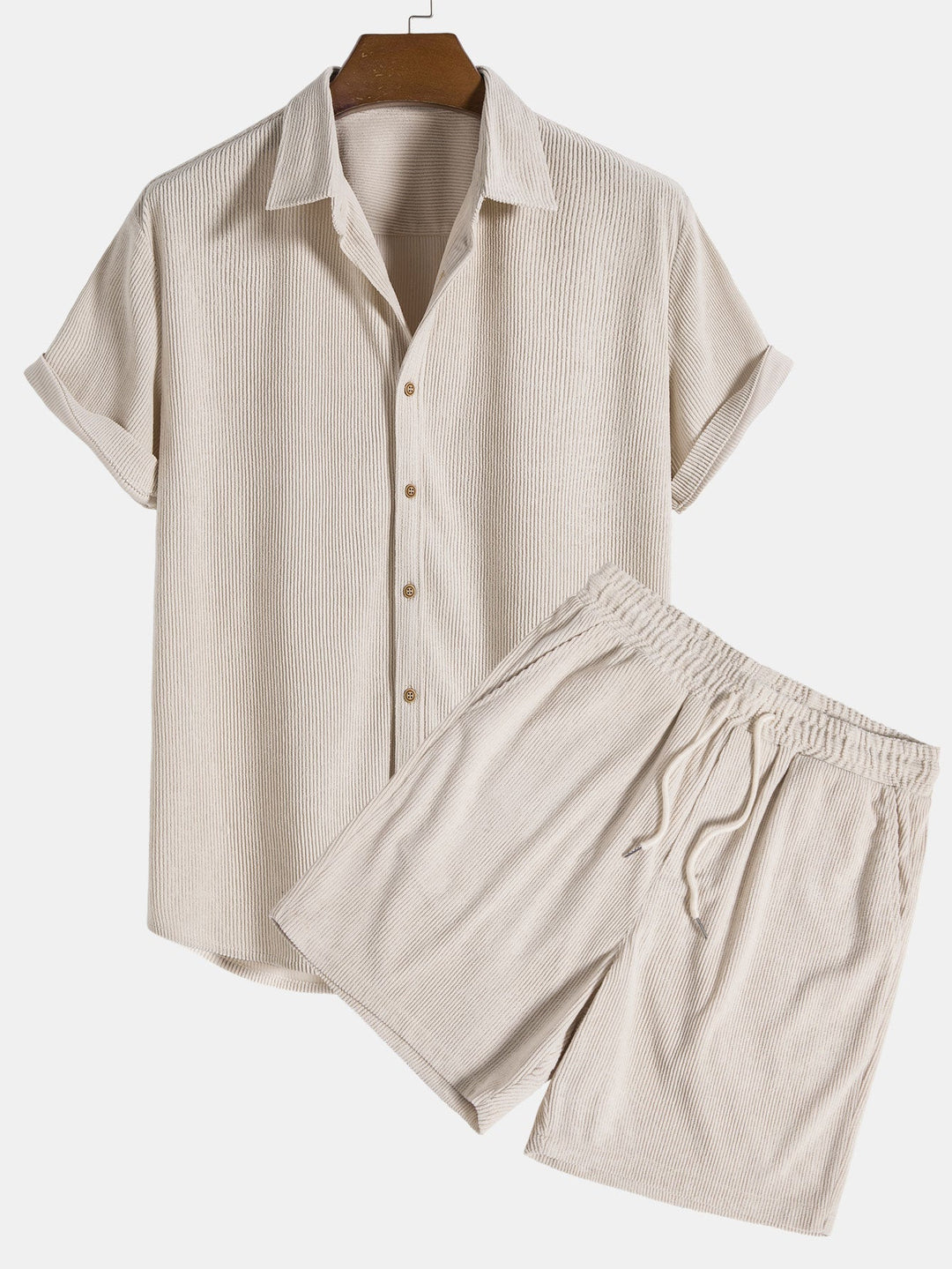 Evan - comfortabele zomerset voor mannen [shirt+shorts]