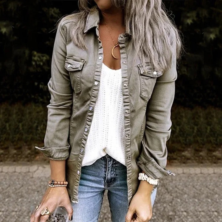 Sophia denim blouse [2024 trend]